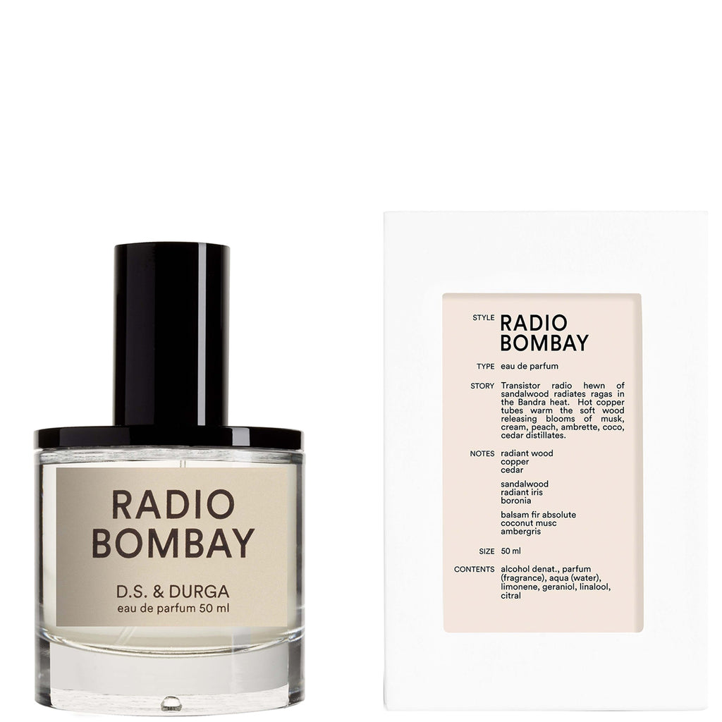 D.S. & Durga Radio Bombay Eau De Parfum For Unisex - Oriental Woody Perfume 50ml
