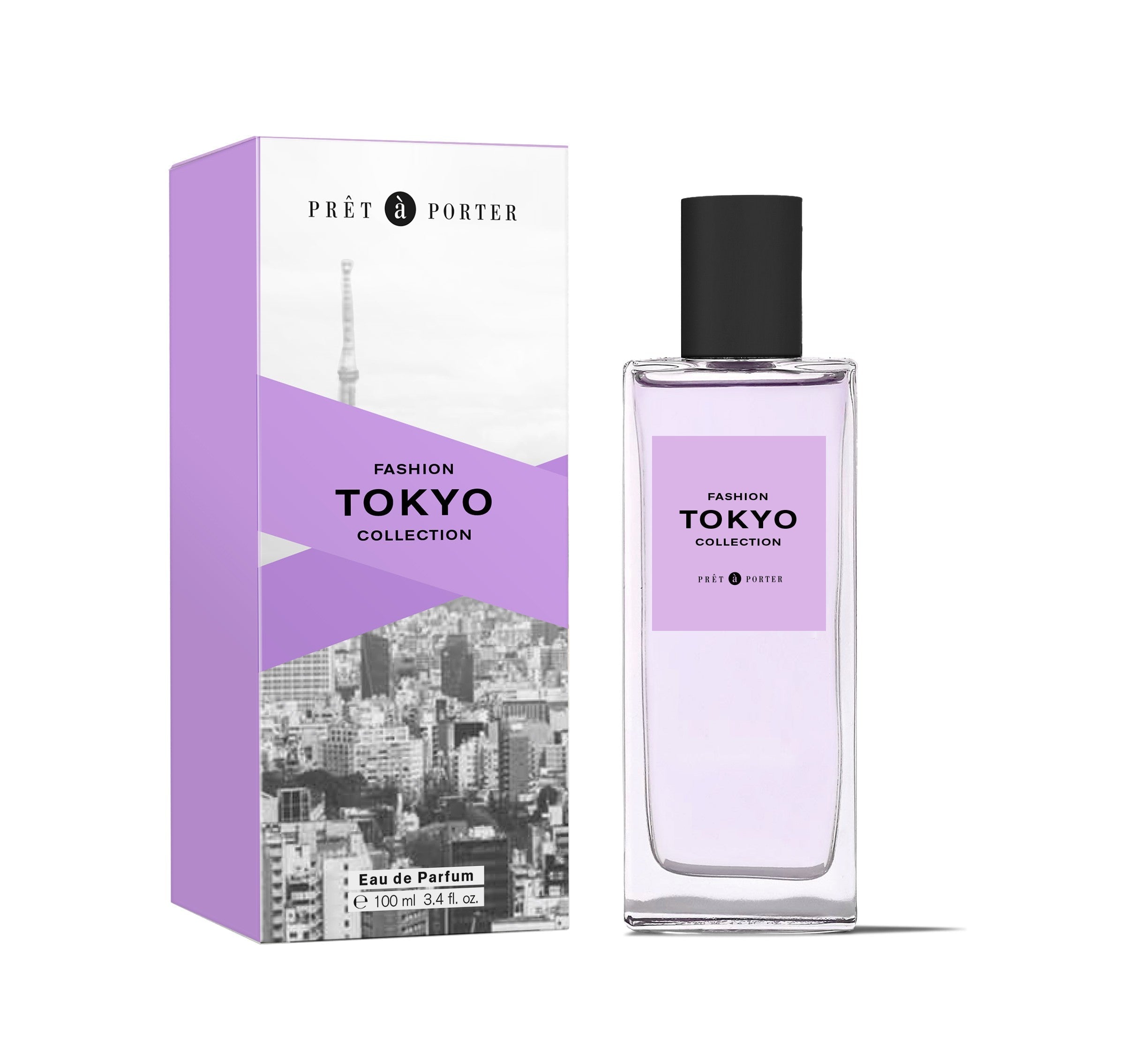 Pret A Porter Fashion Collection Tokyo Eau De Parfum For Women - Floral Fruity Perfume 100ml