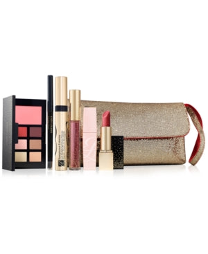 Estee Lauder for Women Set 6 Pcs Cosmetics + Evening Bag