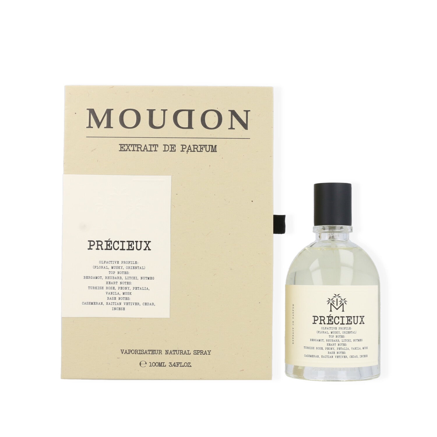 Moudon Precieux Perfume For Unisex Extrait De Parfum 100ml