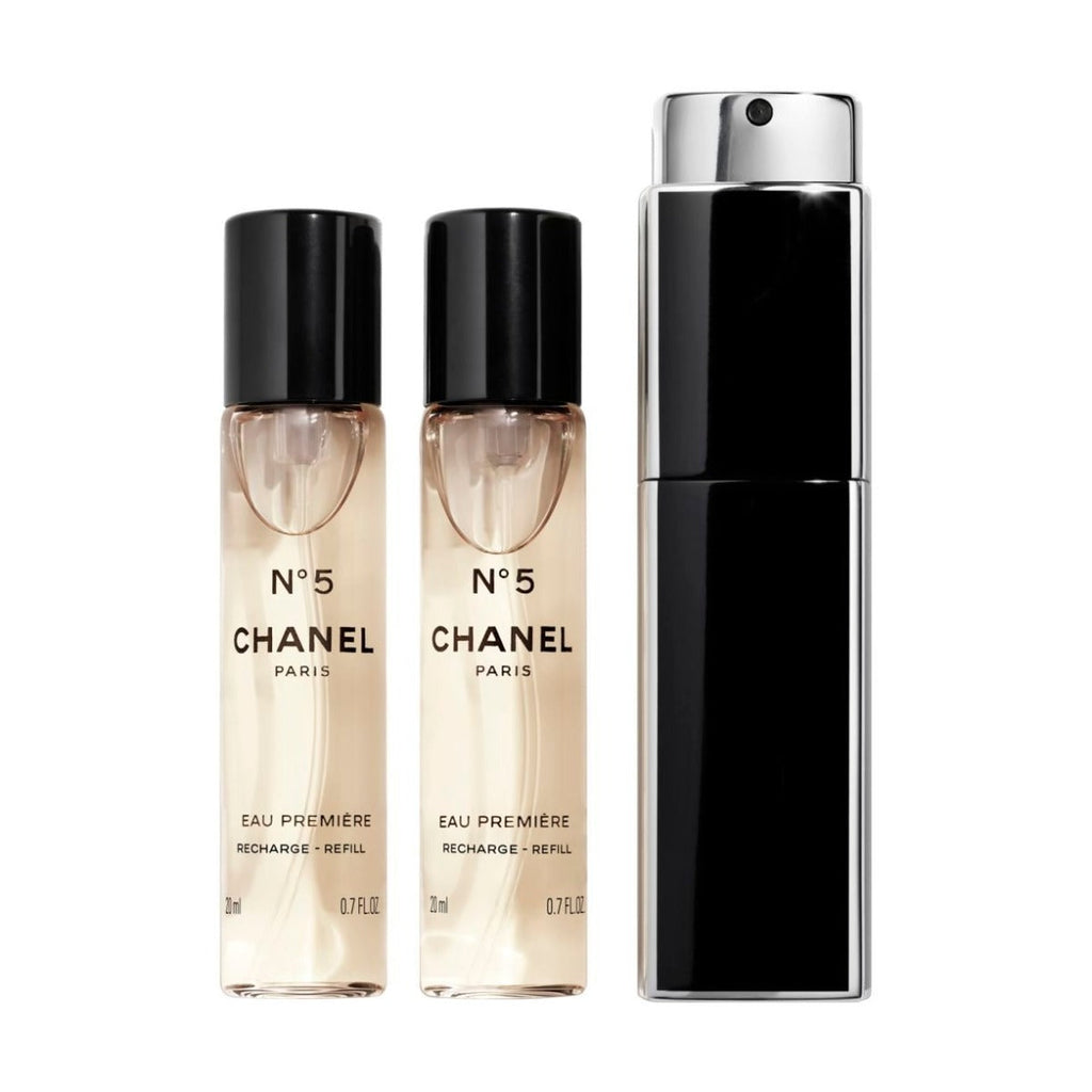 Chanel No.5 Eau Premiere Eau De Parfum Purse Spray And 2 Refills 3x20ml