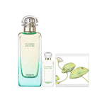 Hermes Un Jardin Sur Le Nil For Unisex Set EDT 100ml Refillable + EDT 7.5ml + Perfume Soap 50g