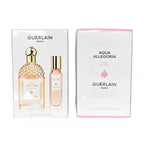 Guerlain Aqua Allegoria Rosa Rossa For Women Set EDT 125ml + EDT 15ml Purse Spray (Travel Collection)