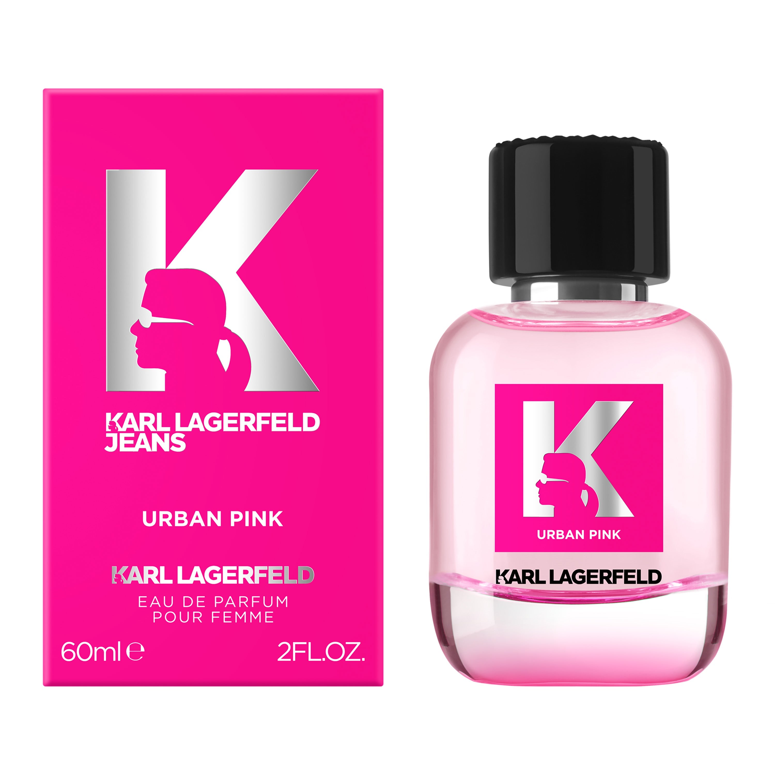 Karl Lagerfeld Jeans Urban Pink Pour Femme Eau De Parfum For Women - Floral Perfume 60ml