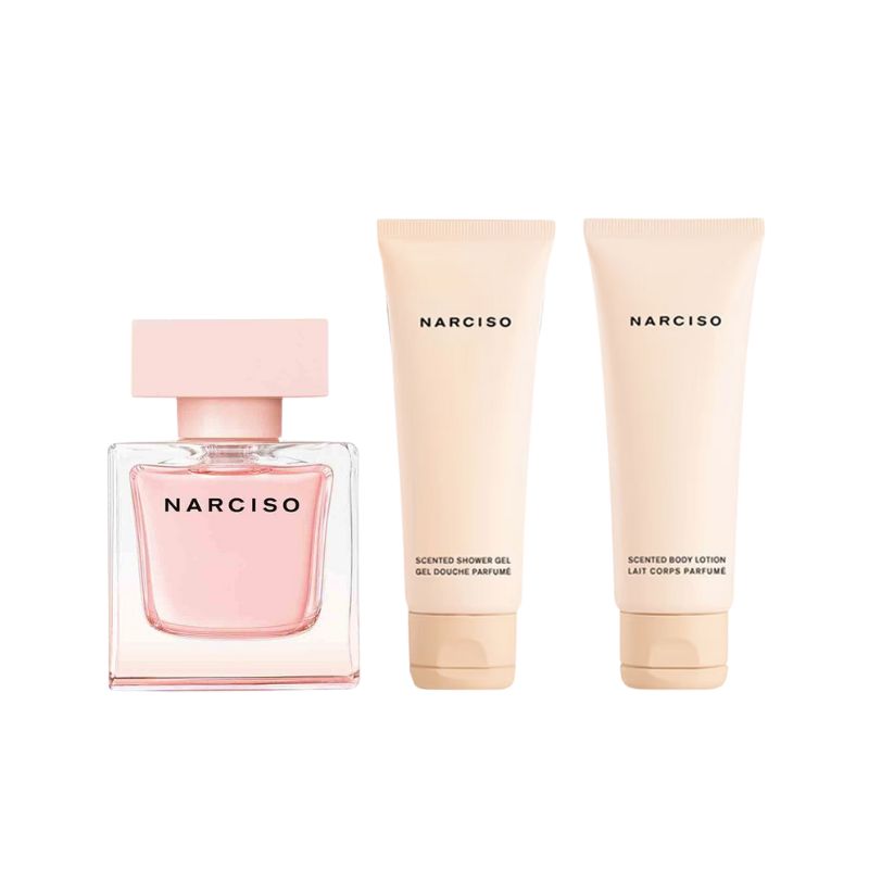Narciso Rodriguez Narciso Cristal For Women Set EDP 50ml+Scented Body Lotion 50ml+ Scented Shower Gel 50ml