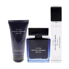 Narciso Rodriguez Bleu Noir For Him For Men Set EDP 100ml + EDP 10ml Purse Spray + All Over Shower Gel 50ml