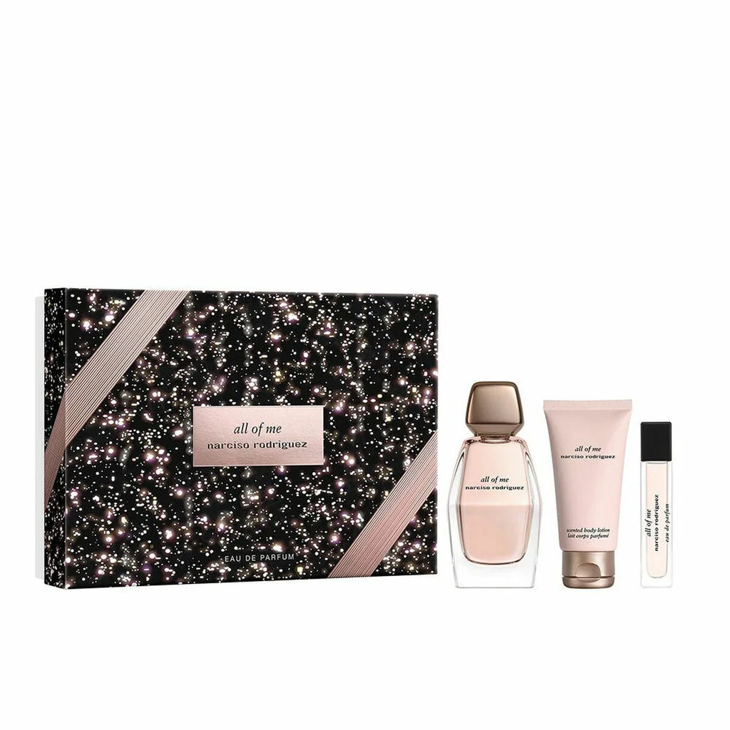 Narciso Rodriguez All Of Me For Women Gift Set EDP 90ml + EDP 10ml Purse Spray + Scented Body Lotion 50ml