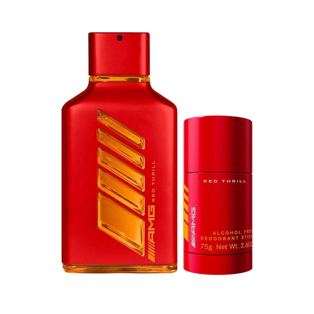 Mercedes Benz Amg Red Thrill Gift Set For Men