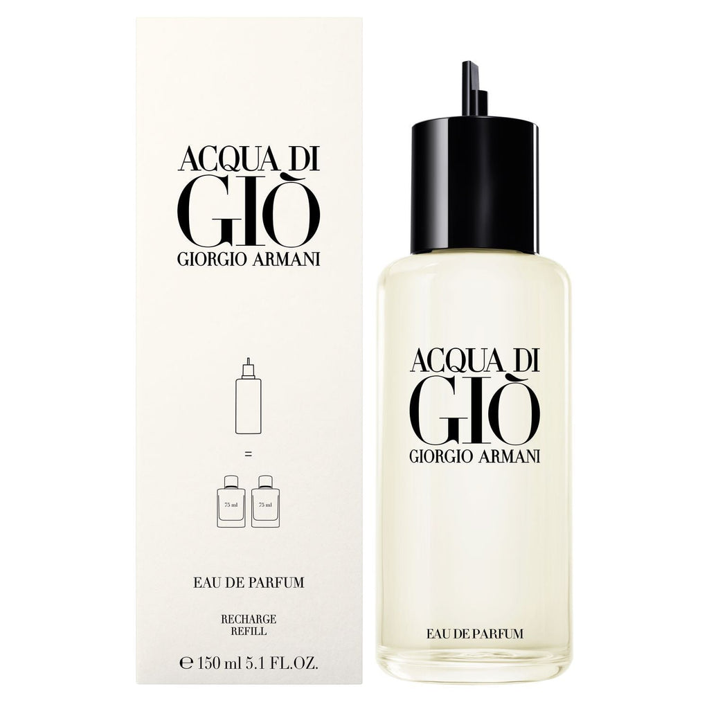 Giorgio Armani Acqua Di Gio Eau De Parfum For Men - Aromatic Aquatic Perfume 150ml Refill