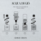 Giorgio Armani Acqua Di Gio Eau De Parfum For Men - Aromatic Aquatic Perfume 150ml Refill
