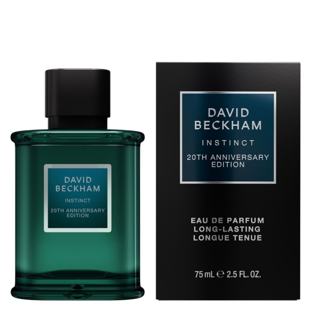 David Beckham Instinct 20th Anniversary Edition Eau De Parfum For Men - Fougère Aromatic Perfume 75ml