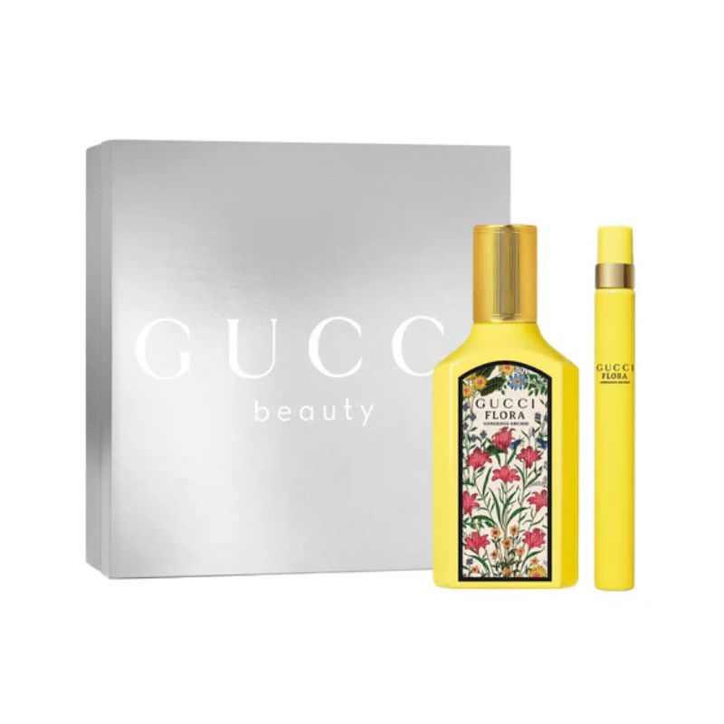 Gucci Flora Gorgeous Orchid For Women Set EDP 50ml + EDP 10ml