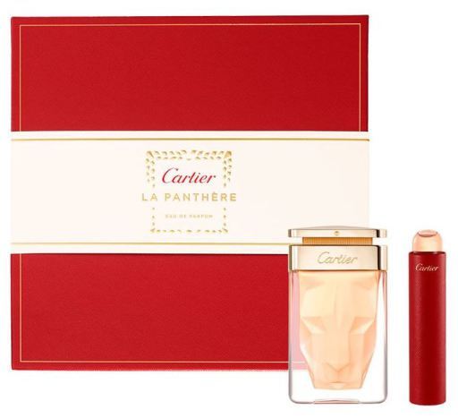 CARTIER LA PANTHER 2PIECE SET 75ML EDP+15ML PURSE SPRAY