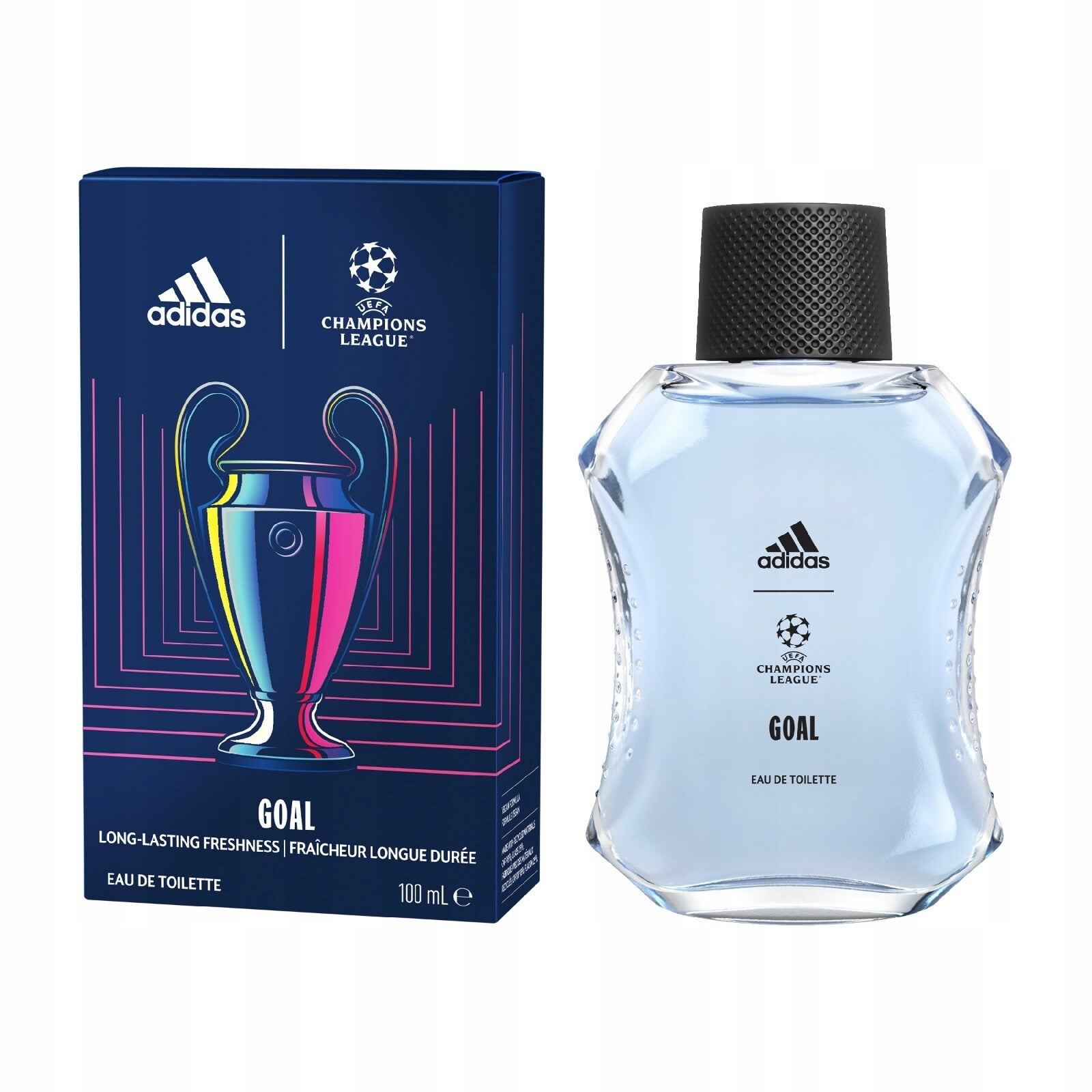 Adidas Champions League Goal Eau De Toilette For Men - Aromatic‐Fresh Perfume 100ml