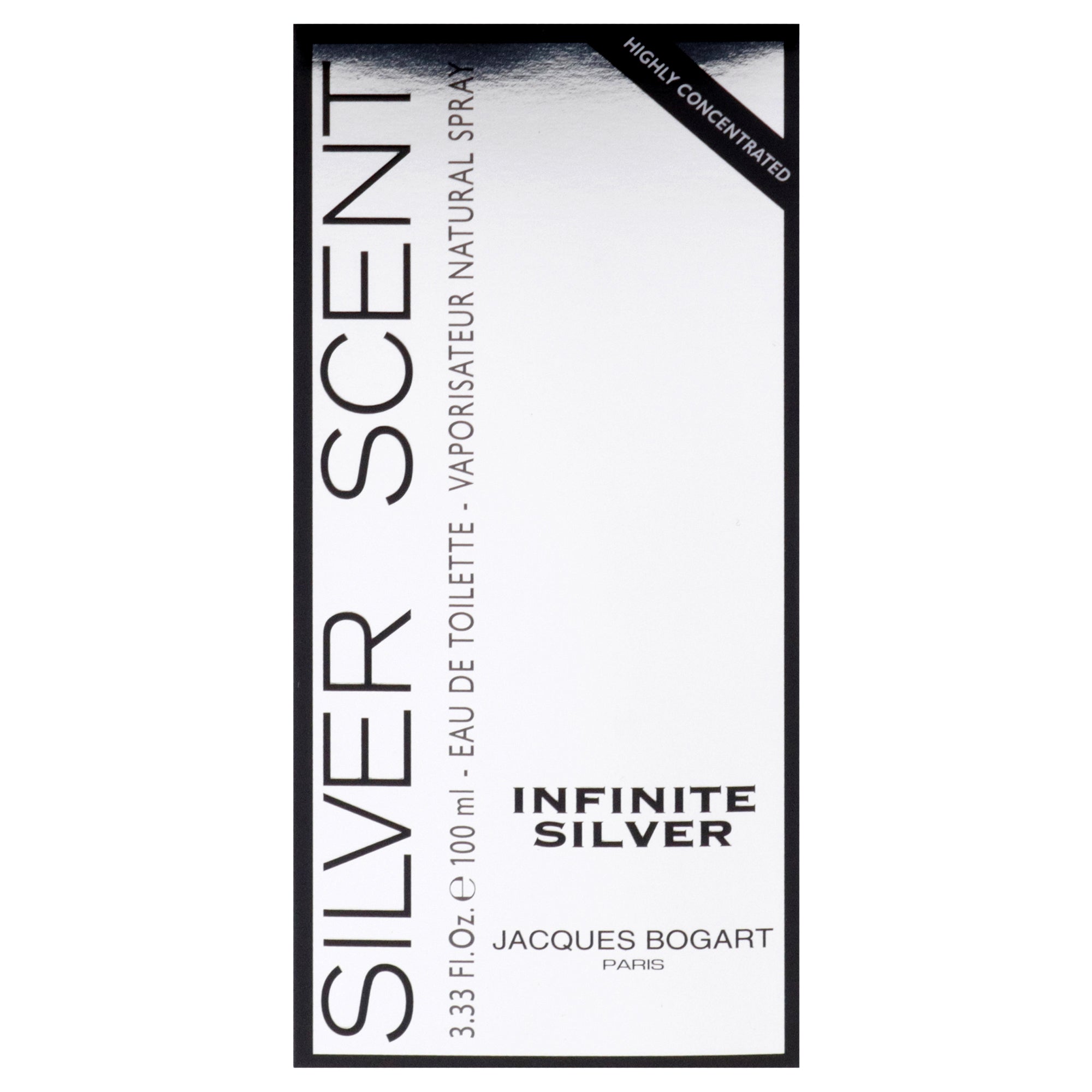 Jacques Bogart Silver Scent Infinite Silver Eau De Toilette For Men - Oriental Fougere Perfume 100ml