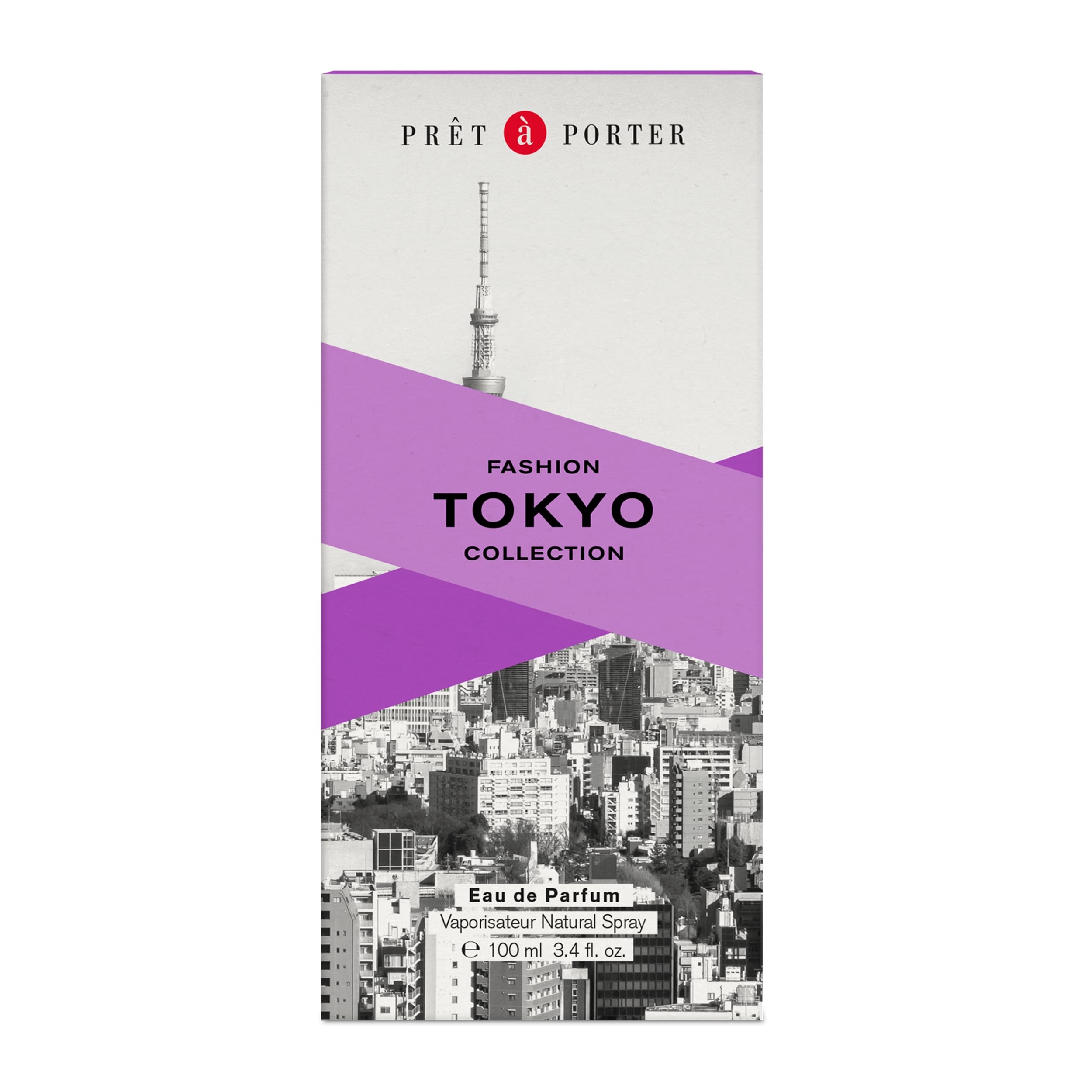 Pret A Porter Fashion Collection Tokyo Eau De Parfum For Women - Floral Fruity Perfume 100ml