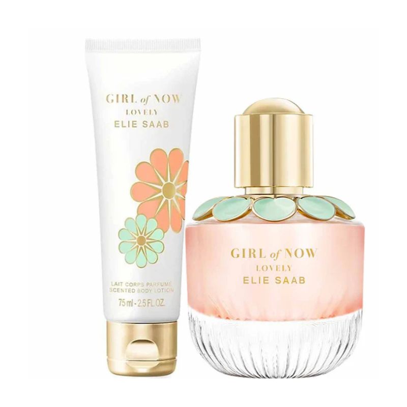 Elie Saab Girl Of Now Lovely For Women Set EDP 50ml + Scented Body Lotion 75ml