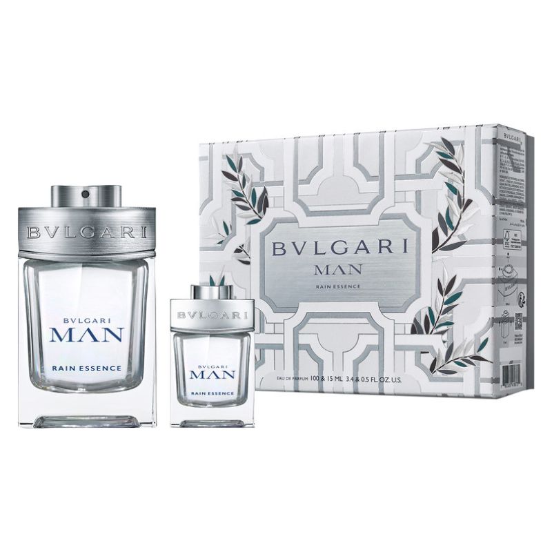 Bvlgari Man Rain Essence For Men Set EDP 100ml + EDP 15ml