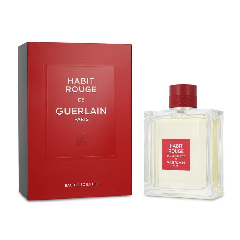 Guerlain Habit Rouge Eau De Toilette For Men - Oriental Woody Perfume 150ml