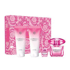 Versace Bright Crystal Absolu For Women Set EDP 90ml + EDP 5ml + Perfumed Body Lotion 100ml + Perfumed Shower Gel 100ml