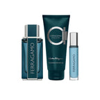 Salvatore Ferragamo Ferragamo Intense Leather Pour Homme For Men Set EDP 100ml + EDP 10ml + Shampoo & Shower Gel 100ml
