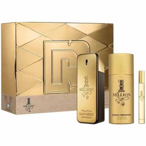 Paco Rabanne 1 Million Golden Oud  Set Parfum Intense 100ml+EDT 10ml Travel Spray+ Deo Spray 150ml For Men