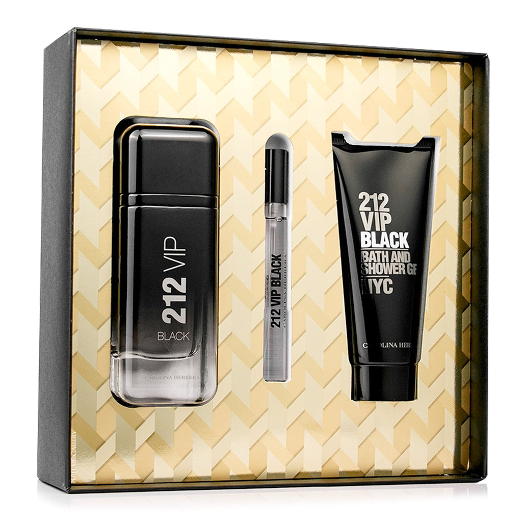 Carolina Herrera 212 VIP Black Gift Set For Men