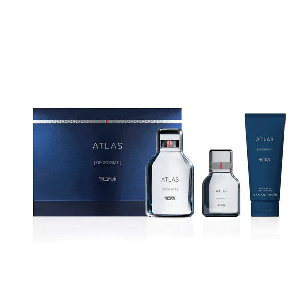 Tumi Atlas  Set EDP 100ml + EDP 30ml + Body Wash 200ml For Men