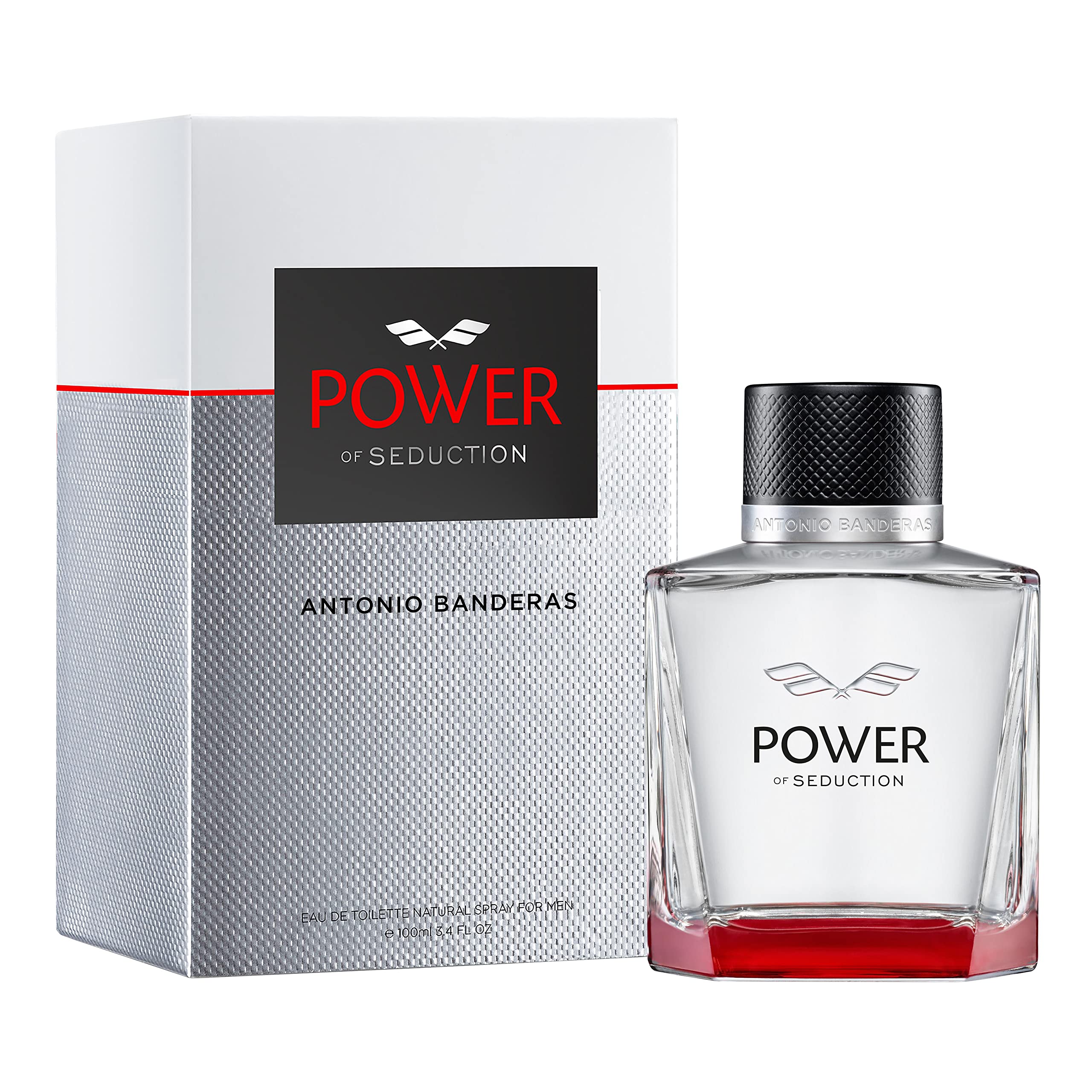 Antonio Banderas Power Of Seduction Eau De Toilette For Men - Aromatic Green Perfume 100ml