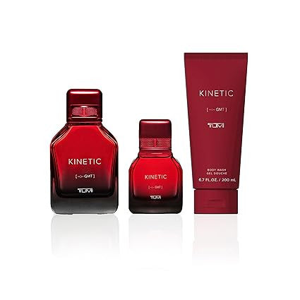 Tumi Kinetic  Set EDP 100ml + EDP 30ml+ Body Wash 200ml For Men