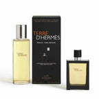 Hermes Terre D'hermes  Set Parfum 30 Travel Spray Refillable + Perfumed 125ml Refill For Men