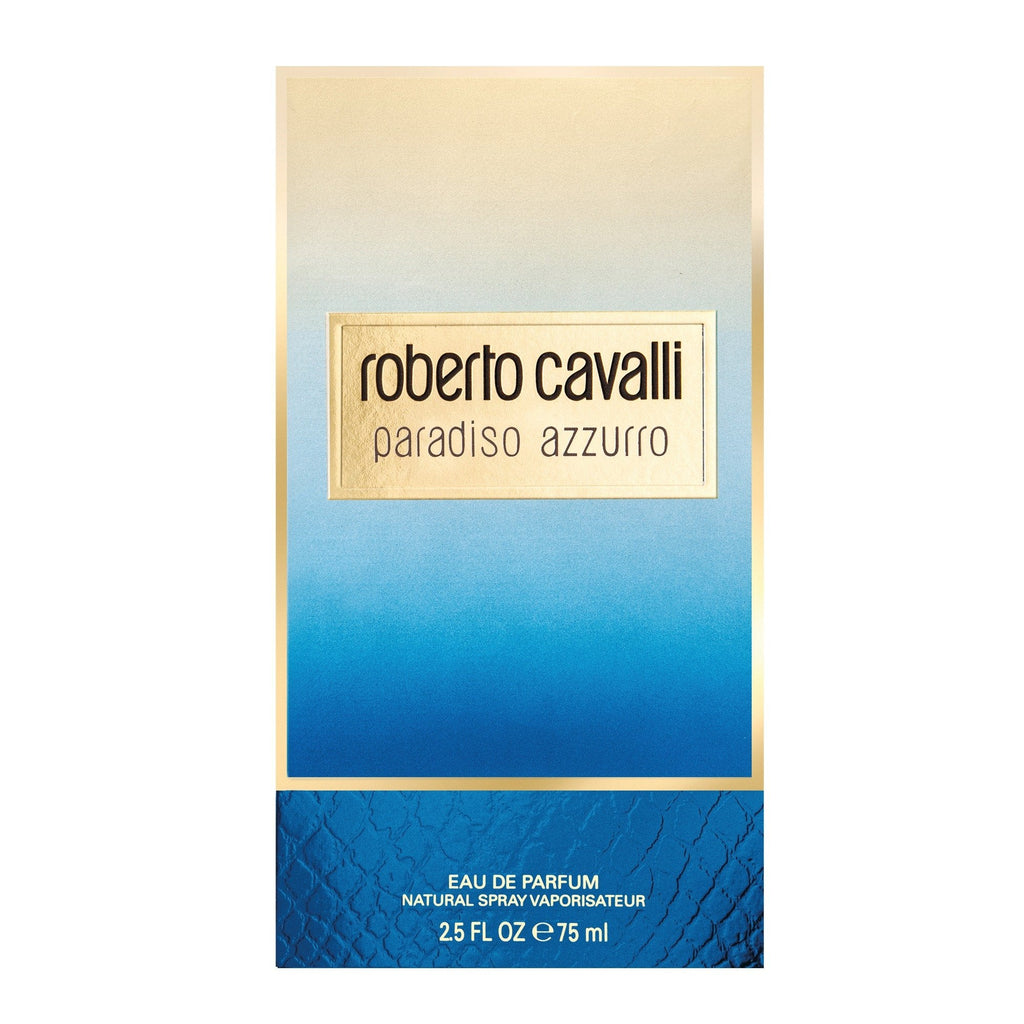 Roberto Cavalli Paradiso Azzurro Eau De Parfum For Women - Floral Aquatic Perfume 75ml