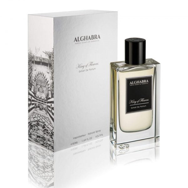 ALGHABRA POETIC SCENTS OF DAMASCUS KING OF FLOWERS PERFUME FOR MEN AND WOMEN EDP 50ML