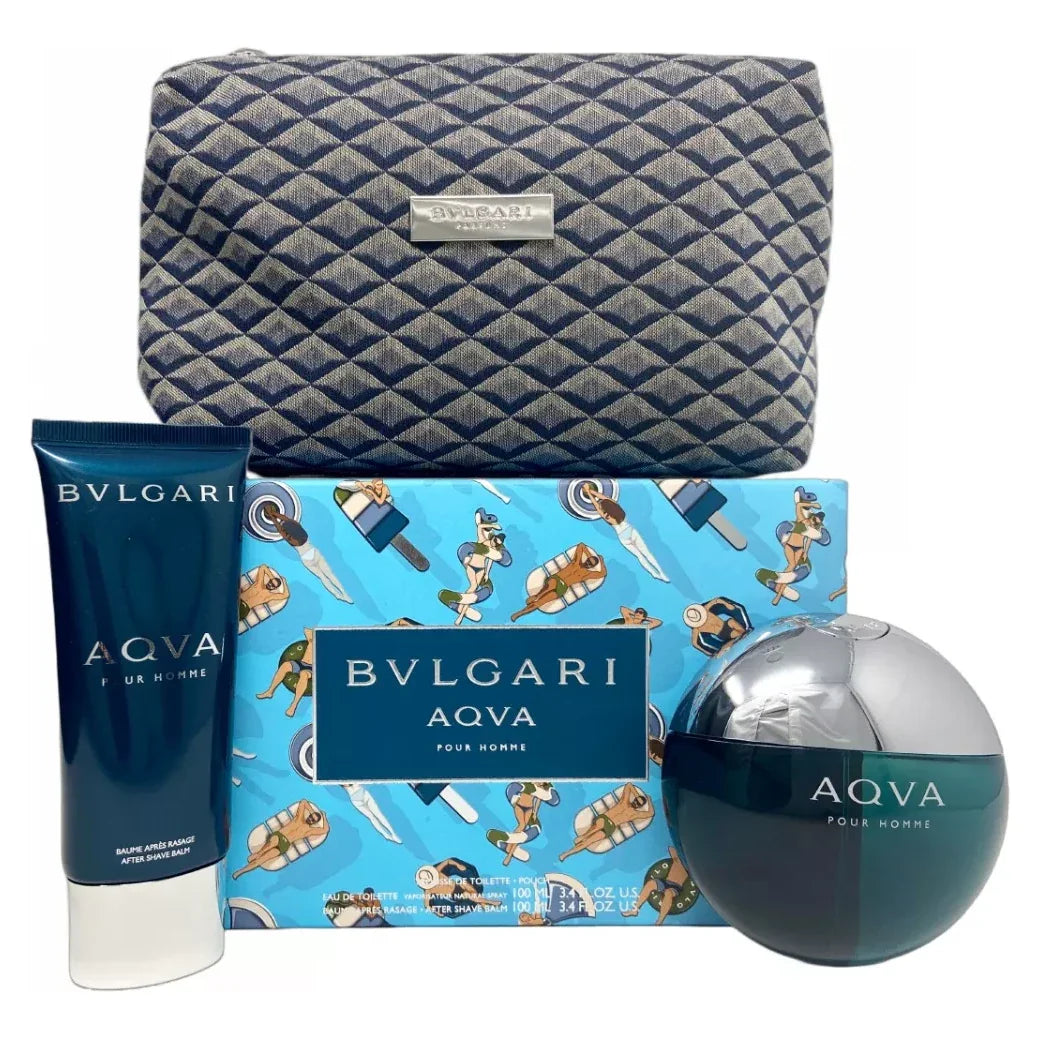 Bvlgari Aqva Pour Homme Gift Set For Men