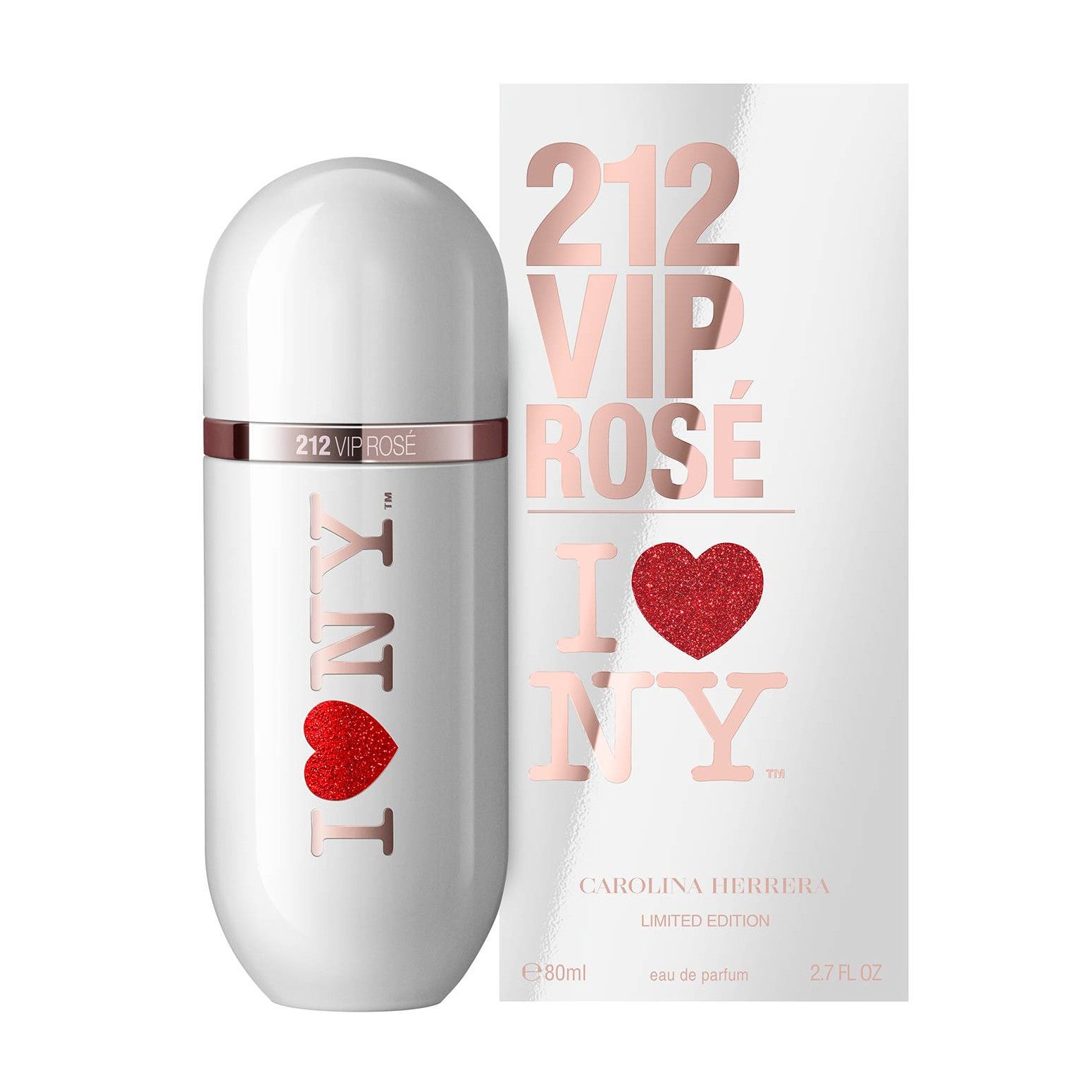 Carolina Herrera VIP Rose I Love Ny Limited Edition Perfume For Women EDP 80ml