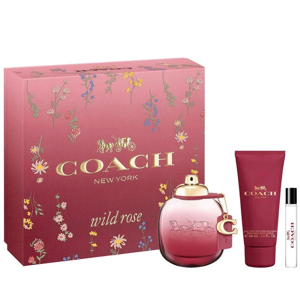 Coach Newyork Wild Rose Gift Set For Women