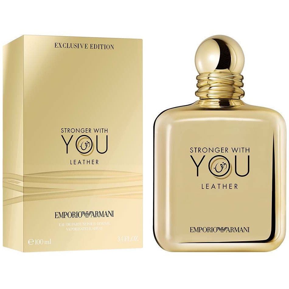 Giorgio Armani Emporio Armani Stronger With You Leather Pour Homme Perfume For Men EDP 100ml