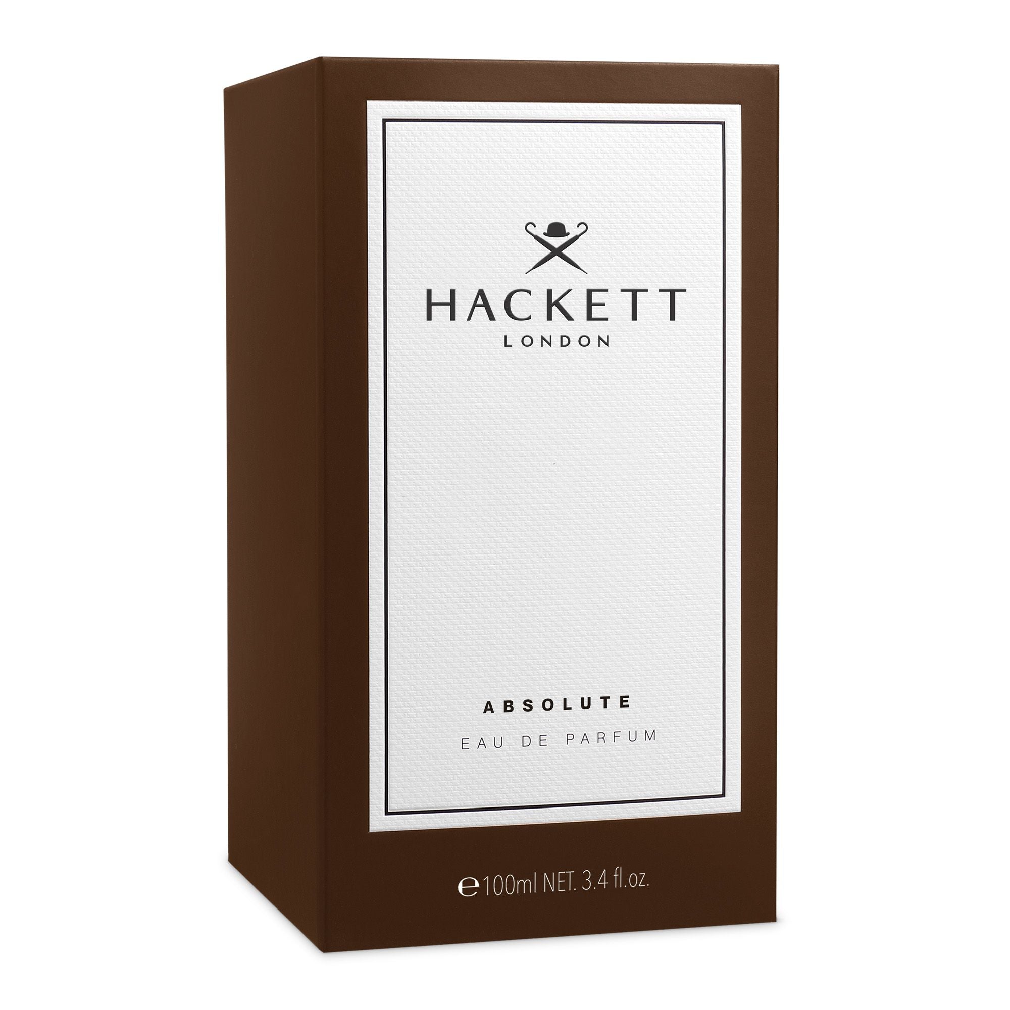 Hackett Absolute Eau De Parfum For Men - Amber‐Fruity‐Aromatic Perfume 100ml