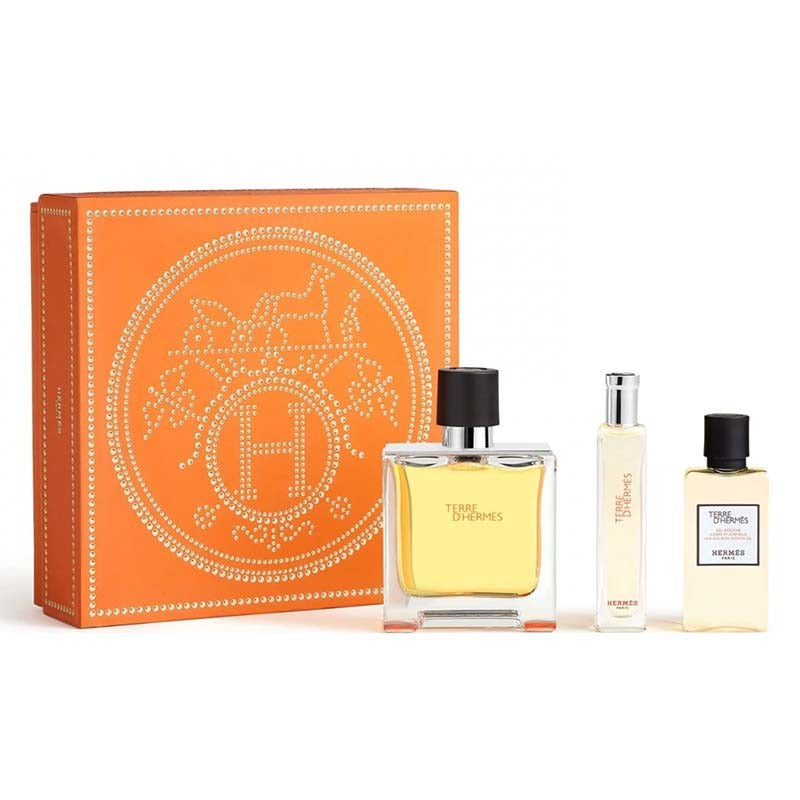 Hermès Terre d'Hermès Parfum Gift Set For Men 3pcs