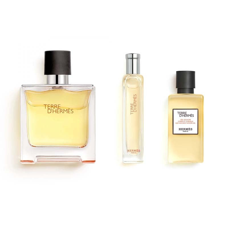 Hermès Terre d'Hermès Parfum Gift Set For Men 3pcs