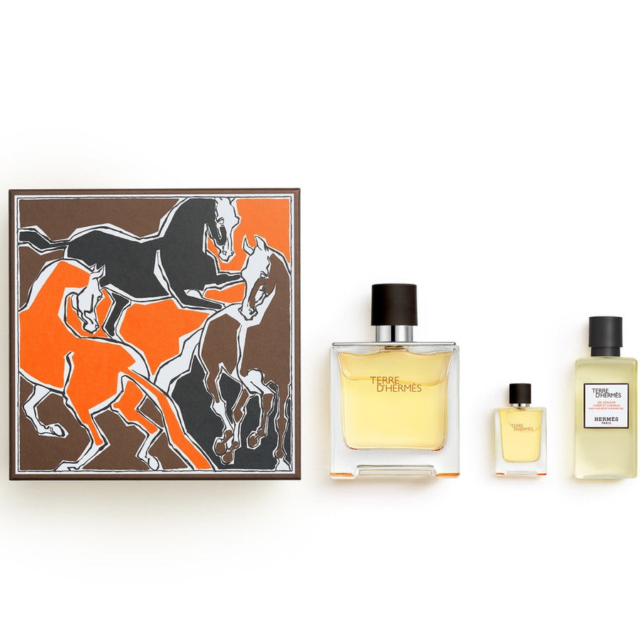 Hermes Terre D'Hermes Gift Set Pure Parfum For Men