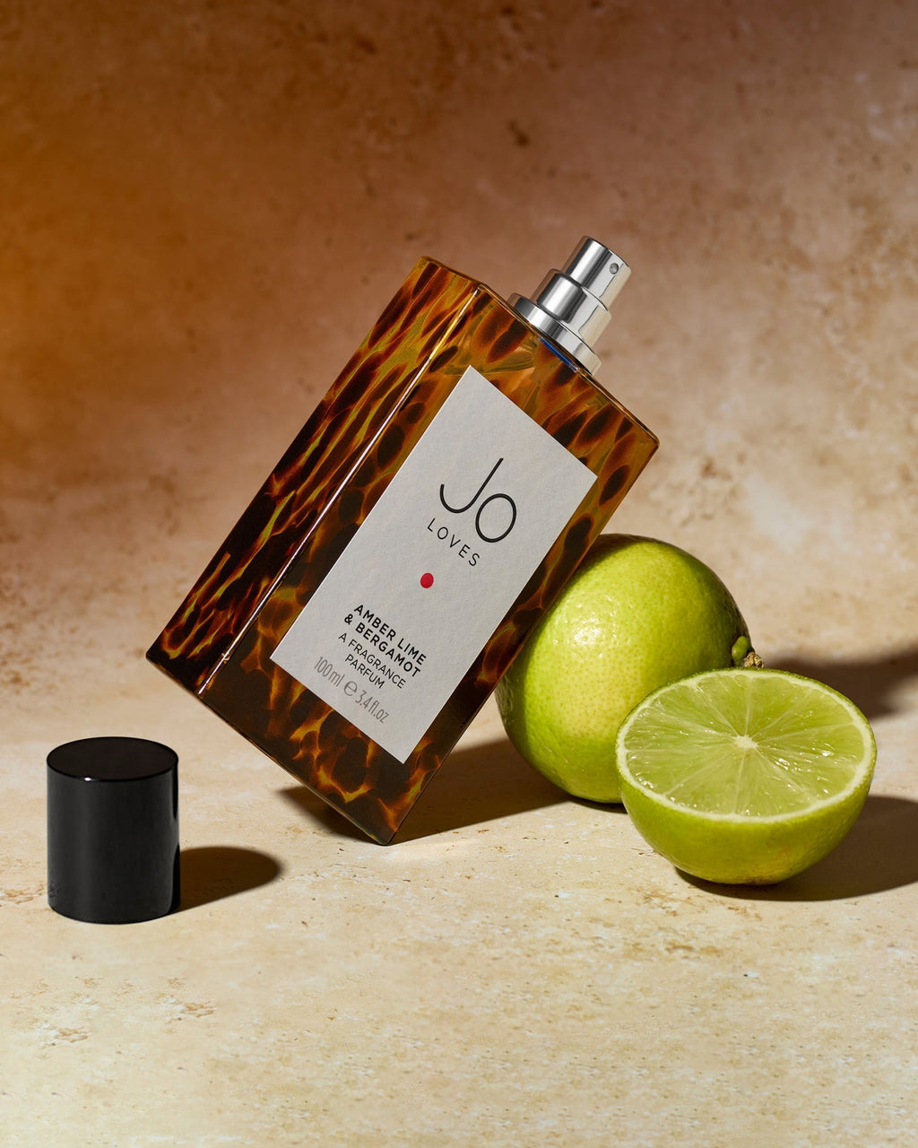 Jo Loves Amber Lime & Bergamot Parfum For Unisex - Woody Aromatic Perfume 100ml