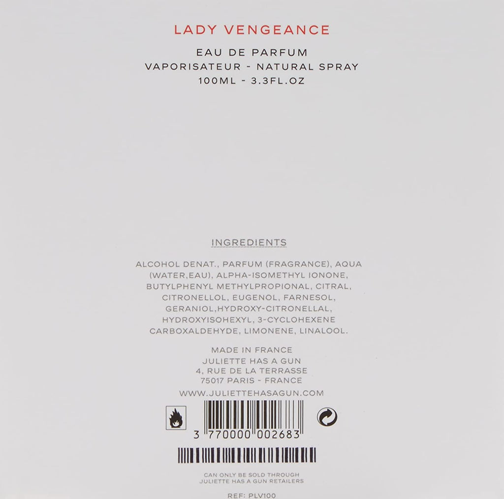 Juliette Has a Gun Vengeance EDP 100 ml For Women