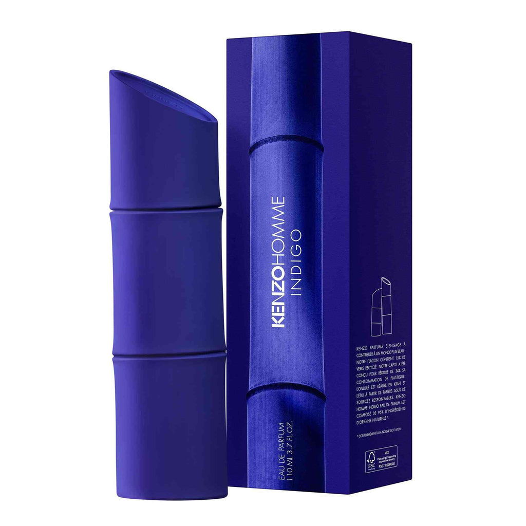 Kenzo Homme Indigo Eau De Parfum For Men - Woody Aquatic Perfume 110ml