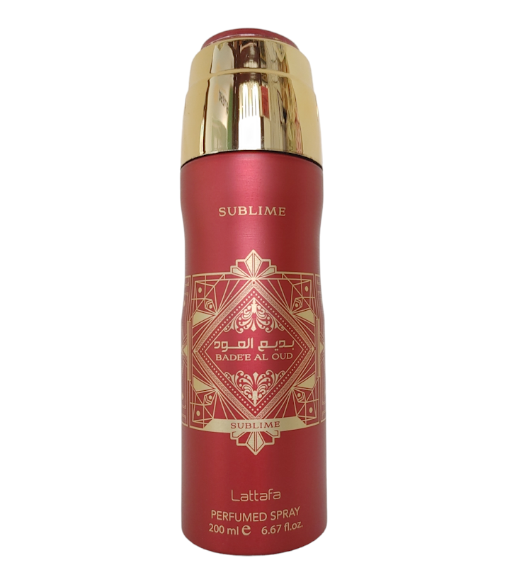 Lattafa Badee Al Oud Sublime Deo Perfumed Spray For Women 200ml