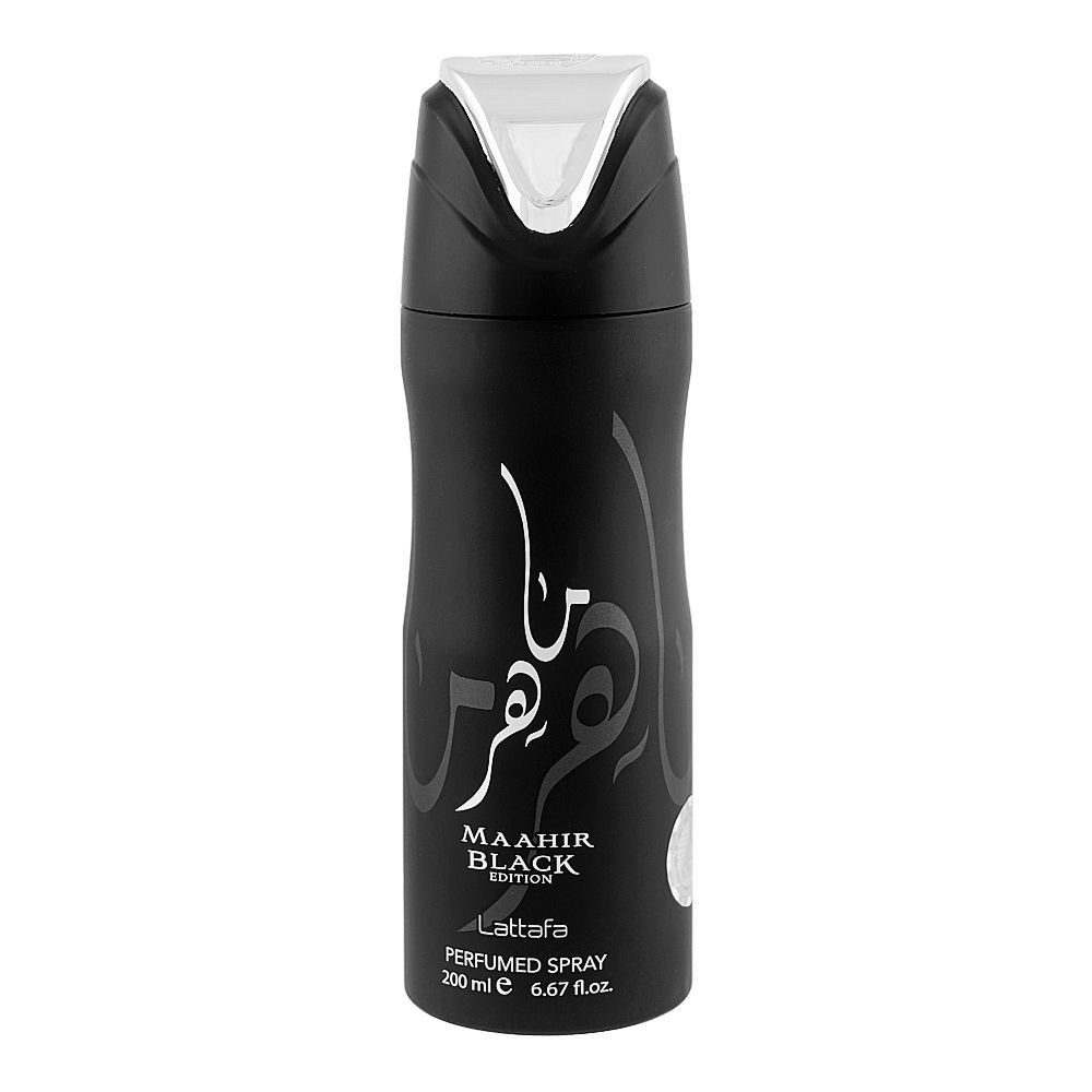 Lattafa Black Edition Deo Perfumed Spray For  Women 200ml