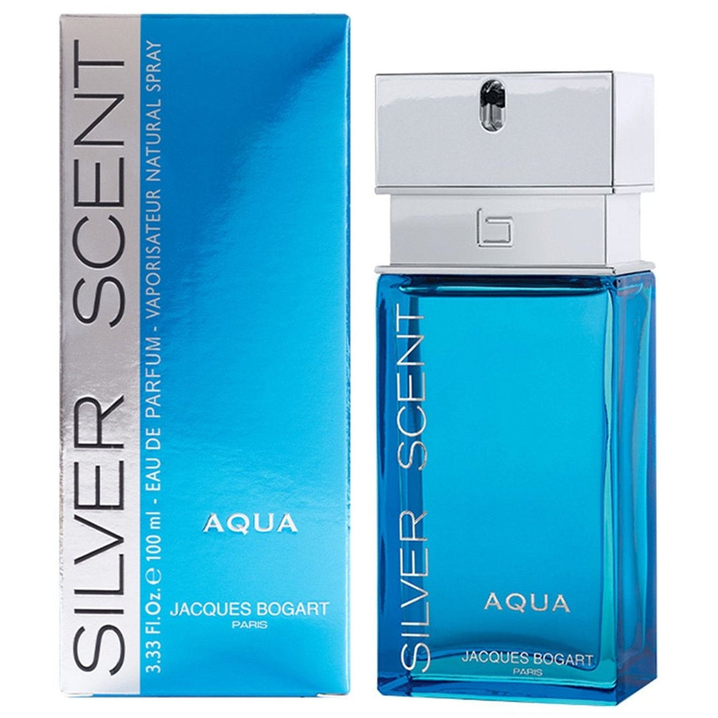 Jacques Bogart Silver Scent Aqua Eau De Parfum For Men - Aromatic Aquatic Perfume 100ml