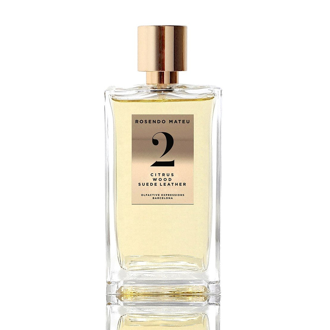 Rosendo Mateu 2 Citrus Wood Suede Leather Perfume For Unisex EDP 100ml