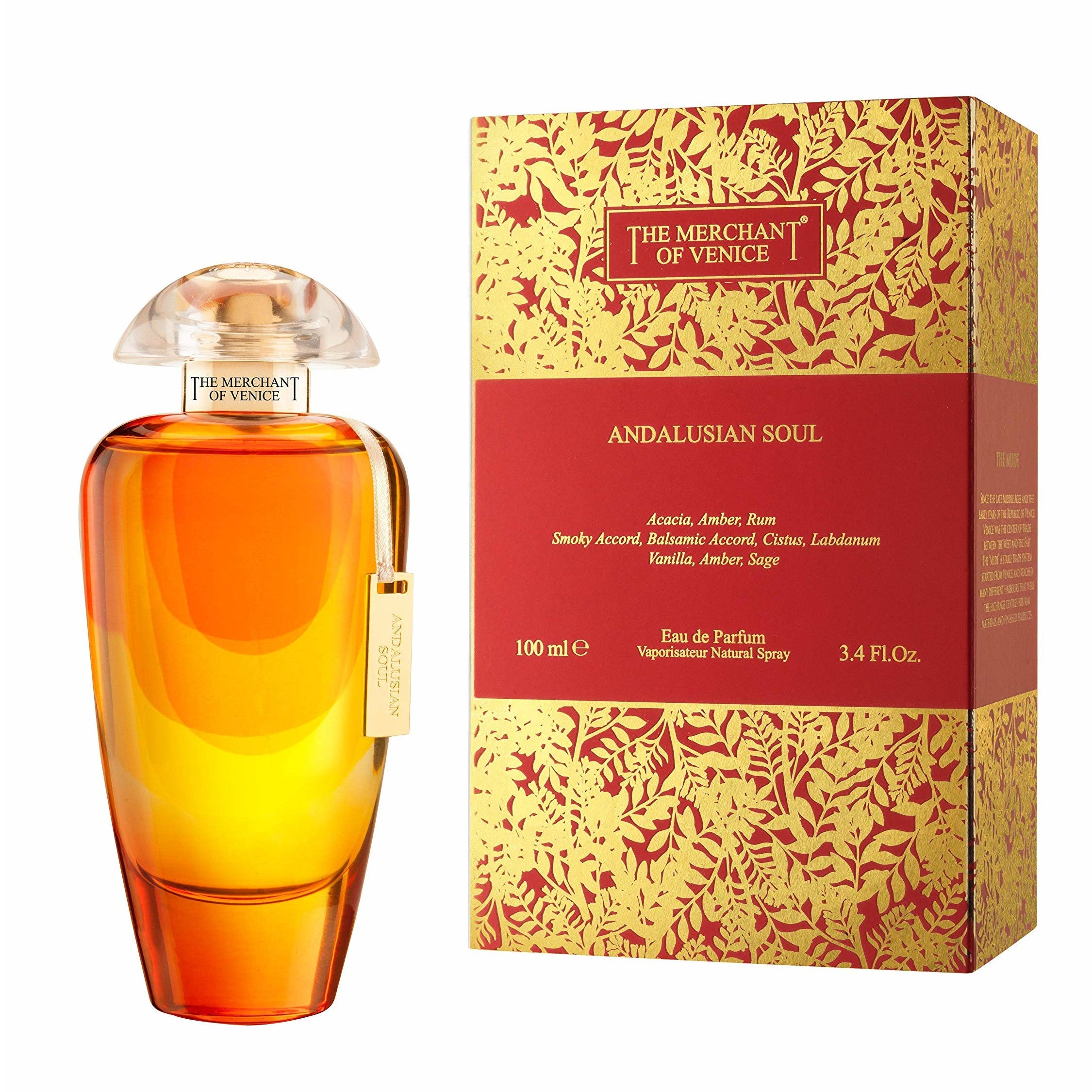 The Merchant Of Venice Murano Collection Andalusian Soul Perfume For Unisex EDP 100ml