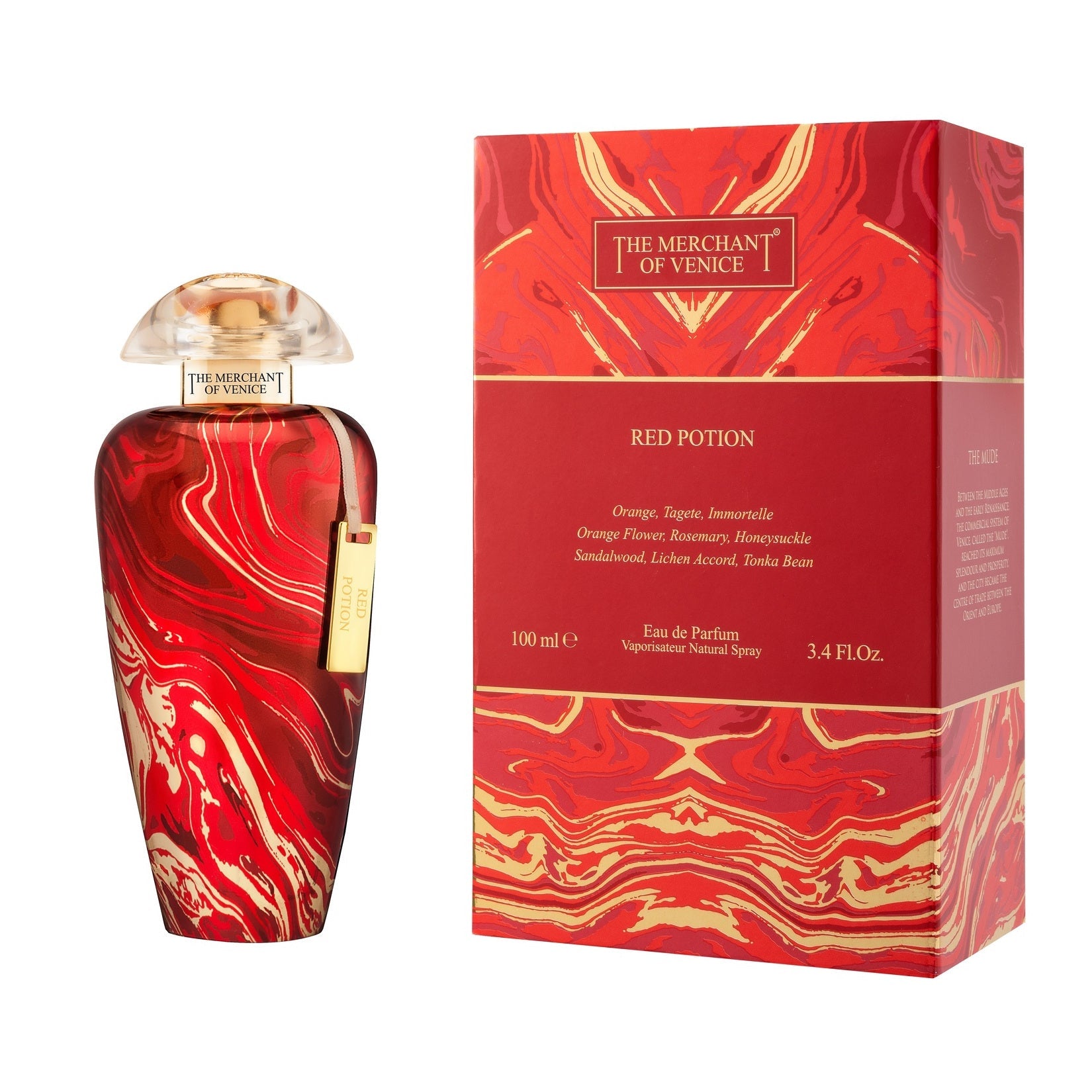 The Merchant Of Venice Murano Collection Red Potion Perfume For Unisex EDP 100ml